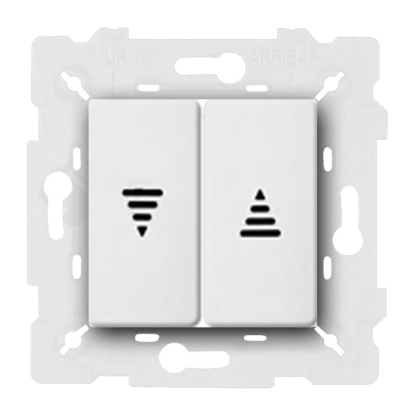  Выключатель для рольставней Fede Vintage Corinto Белый (в сборе)